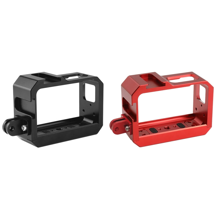 PULUZ Aluminum alloy Frame Mount Protective Case Cage with Cold Shoe Base Slot & Tripod Base Adapter for Insta360 One R(Black) - free shipping - PMC TechLife - Order now!