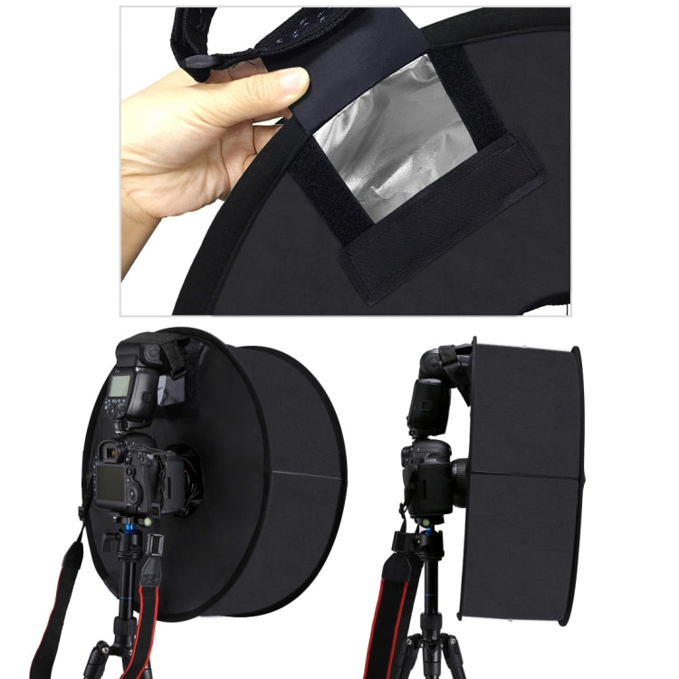 PULUZ 45cm Round Style Macro and Portrait Softbox SpeedLite Flash Light Foldable Diffuser - free shipping - PMC TechLife - Order now!