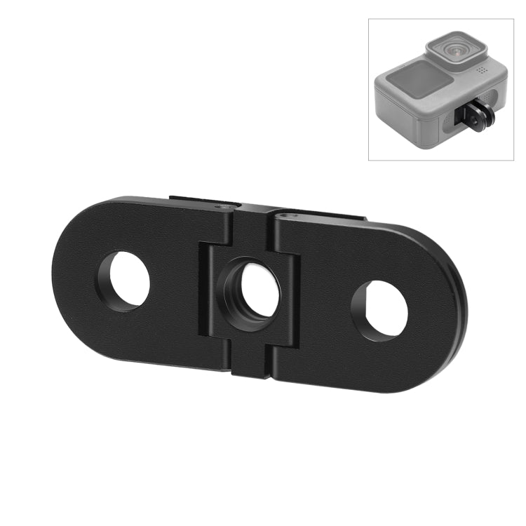 PULUZ Folding Finger Tripod Mount Adapter for GoPro HERO13 Black /12 Black /11 Black /11 Black mini /10 Black /9 Black /8 Black / Max(Black) - Connection Mount by PULUZ | Online Shopping South Africa | PMC TechLife | Buy Now Pay Later Mobicred