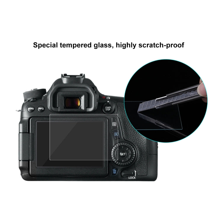 PULUZ 2.5D 9H Tempered Glass Film for Canon 650D, Compatible with 90D / 80D / 70D / 77D(9000D) / 800D(X9I) / 700D(X7I) / 750D(X8I) / 760D(8000D) / XC10 / XC15 / 7D2, Pentax Q1 / K-S1 /Q10 / Q7, Panasonic ZS35, Nikon V1 - Camera Screen Guard by PULUZ | Online Shopping South Africa | PMC TechLife | Buy Now Pay Later Mobicred