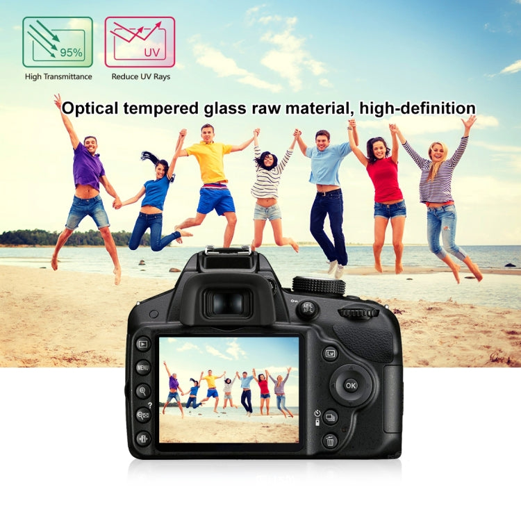 PULUZ 2.5D 9H Tempered Glass Film for Nikon D3200, Compatible with D3100 /  D3300 / D3400 / AW130S / W300, Canon SX410 / SX400 / SX430 / SX510 / SX500 / SX530 / SX170, Pentax K50 / K30 / K5 / K7 / K-01 / Samsung WB10 - Camera Screen Guard by PULUZ | Online Shopping South Africa | PMC TechLife | Buy Now Pay Later Mobicred