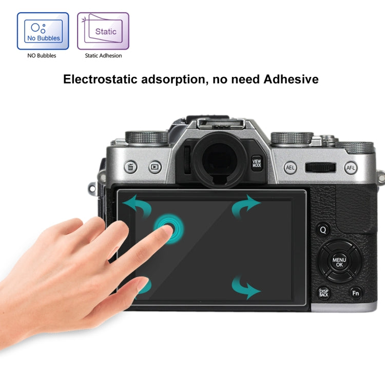 PULUZ 2.5D 9H Tempered Glass Film for Fujifilm X-T10, Compatible with Fujifilm X-A1 / X-A2 / X-M1 / X30 / X-T20 / X-T30 / X-T100 / X-E3, Panasonic GF8, Nikon S2, Casio ZS240 / ZS210 / ZS190 / EX-FR200 / EX-FR110H / EX-FR100L / EX-FRX10 - Camera Screen Guard by PULUZ | Online Shopping South Africa | PMC TechLife | Buy Now Pay Later Mobicred