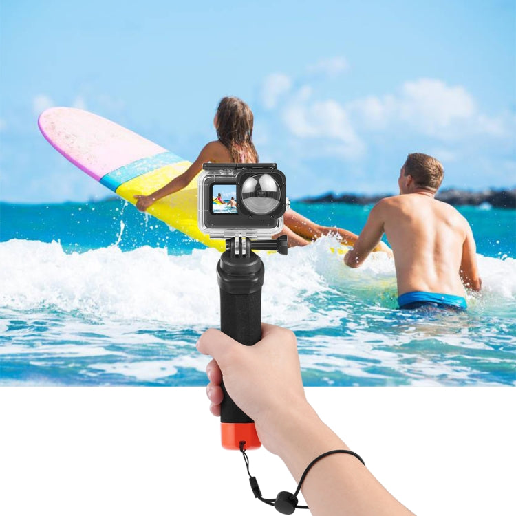 PULUZ Floating Foam Hand Grip Buoyancy Rods with Strap & Quick-release Base for GoPro, Insta360, DJI and Other Action Cameras(Orange) - Floating Grip & Ball by PULUZ | Online Shopping South Africa | PMC TechLife | Buy Now Pay Later Mobicred