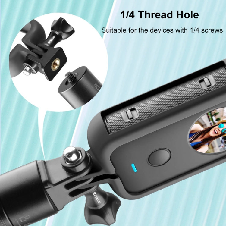 PULUZ PC Protective Frame for Insta360 ONE X2, with Adapter Mount & Screw(Black) - Mount & Holder by PULUZ | Online Shopping South Africa | PMC TechLife