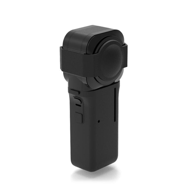 PULUZ Silicone Protective Case with Lens Cover for Insta360 One RS 1-Inch 360 Edition(Black) - Case & Bags by PULUZ | Online Shopping South Africa | PMC TechLife | Buy Now Pay Later Mobicred