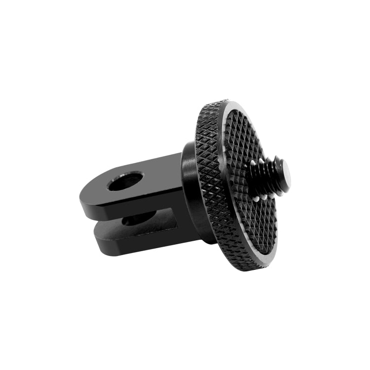 PULUZ 1/4 inch Screw Metal Tripod Mount Action Camera Adapter (Black) - Connection Mount by PULUZ | Online Shopping South Africa | PMC TechLife | Buy Now Pay Later Mobicred