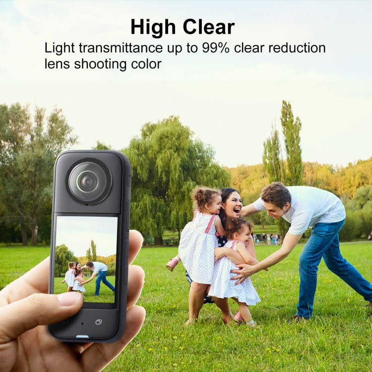 For Insta360 X3 PULUZ Lens Guard PC Protective Cover(Black) - free shipping - PMC TechLife - Order now!