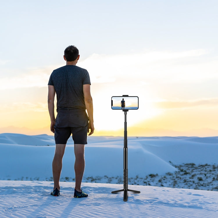 PULUZ 110cm Metal Selfie Stick Monopod with Invisible Adapter Base & Screw for Insta360 One RS / X2 / X3 - Self Monopod Grip by PULUZ | Online Shopping South Africa | PMC TechLife | Buy Now Pay Later Mobicred