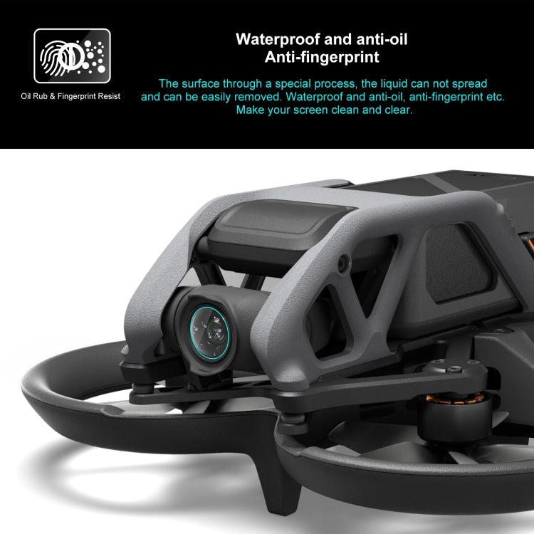 For DJI Avata 2pcs PULUZ Tempered Glass Drone Lens Film(Transparent) -  by PMC TechLife | Online Shopping South Africa | PMC TechLife