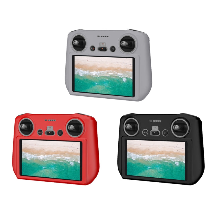 For DJI Mini 3 Pro / DJI RC with Screen PULUZ Silicone Protective Case(Red) - free shipping - PMC TechLife - Order now!