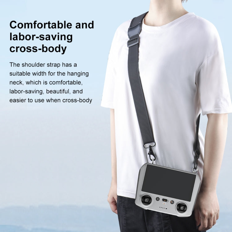 PULUZ Neck Lanyard Strap for DJI Mini 3 Pro / Air 2S / Air 2 / Mavic 2 Screen Remote Control (Black) - Others by PULUZ | Online Shopping South Africa | PMC TechLife | Buy Now Pay Later Mobicred