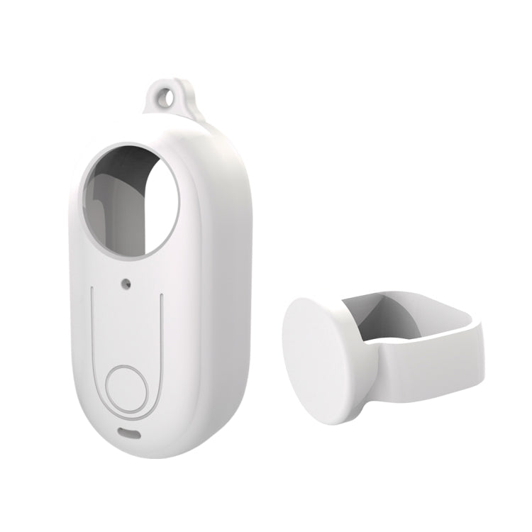 For Insta360 GO 3 PULUZ Camera Silicone Case with Lens  Cover (White) - Case & Bags by PULUZ | Online Shopping South Africa | PMC TechLife | Buy Now Pay Later Mobicred