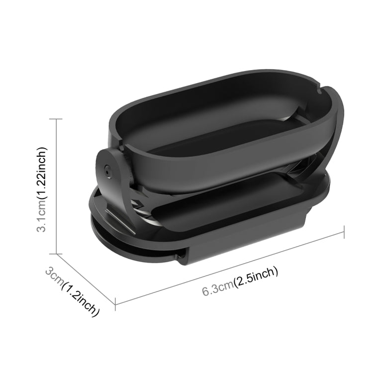 For Insta360 GO3 / GO 3S PULUZ Easy Clip Hat Clip Quick Release Clamp Magnetic Frame Fixed Mount (Black) - Mount & Holder by PULUZ | Online Shopping South Africa | PMC TechLife | Buy Now Pay Later Mobicred