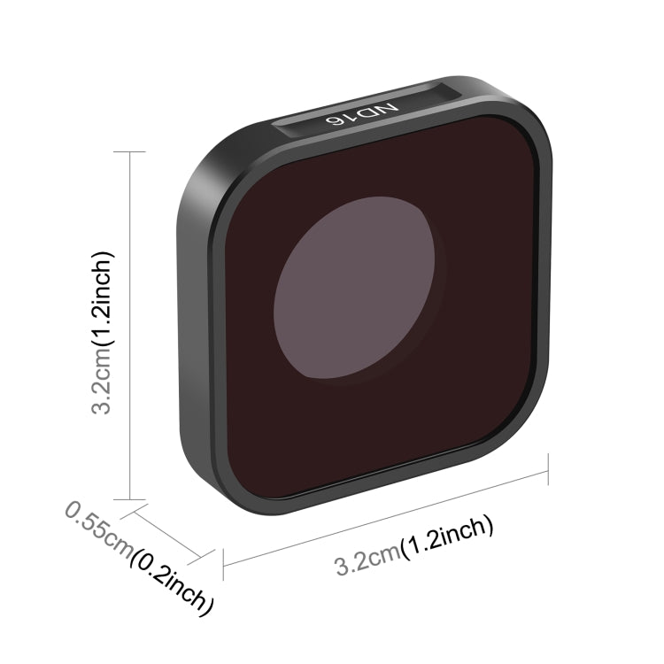 PULUZ Action Camera ND16 Lens Filter For GoPro Hero11 Black / Hero11 Black mini / HERO10 Black / HERO9 Black - Lens Filter by PULUZ | Online Shopping South Africa | PMC TechLife | Buy Now Pay Later Mobicred
