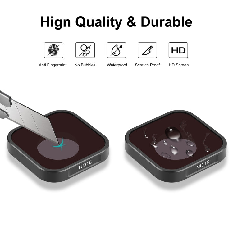 PULUZ Action Camera ND16 Lens Filter For GoPro Hero11 Black / Hero11 Black mini / HERO10 Black / HERO9 Black - Lens Filter by PULUZ | Online Shopping South Africa | PMC TechLife | Buy Now Pay Later Mobicred
