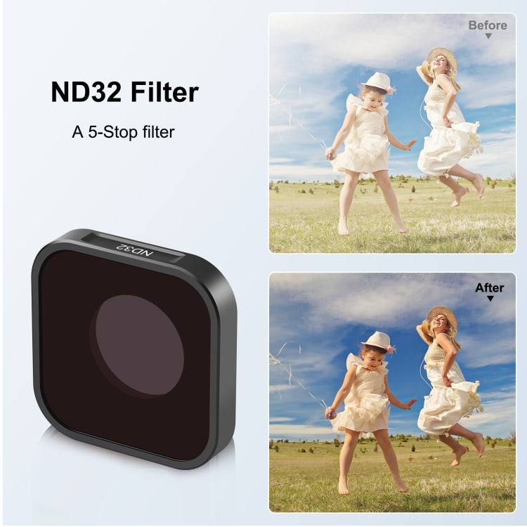 PULUZ Action Camera ND32 Lens Filter For GoPro Hero11 Black / Hero11 Black mini / HERO10 Black / HERO9 Black - Lens Filter by PULUZ | Online Shopping South Africa | PMC TechLife | Buy Now Pay Later Mobicred