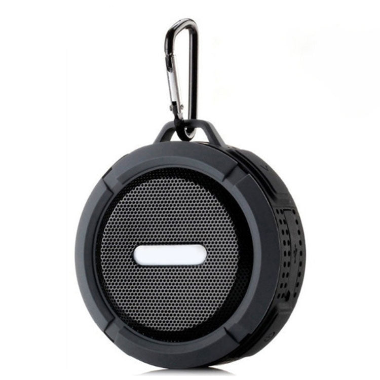 C6 Outdoor Waterproof Bluetooth Speaker with Suction, Support Hands-free Calling(Black) - Waterproof Speaker by PMC TechLife | Online Shopping South Africa | PMC TechLife