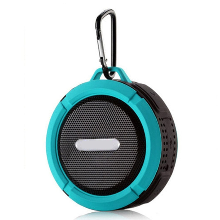 C6 Outdoor Waterproof Bluetooth Speaker with Suction, Support Hands-free Calling(Blue) - Waterproof Speaker by PMC TechLife | Online Shopping South Africa | PMC TechLife