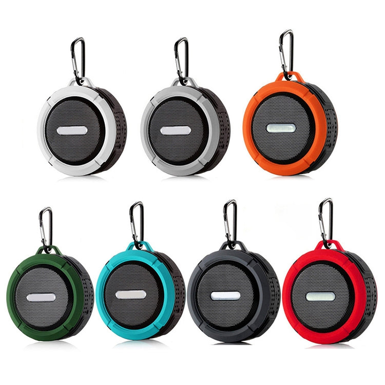 C6 Outdoor Waterproof Bluetooth Speaker with Suction, Support Hands-free Calling(Green) - Waterproof Speaker by PMC TechLife | Online Shopping South Africa | PMC TechLife