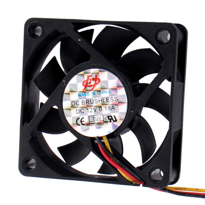 60mm 3-pin Cooling Fan (6015 3-pin) - Fan Cooling by PMC TechLife | Online Shopping South Africa | PMC TechLife | Buy Now Pay Later Mobicred