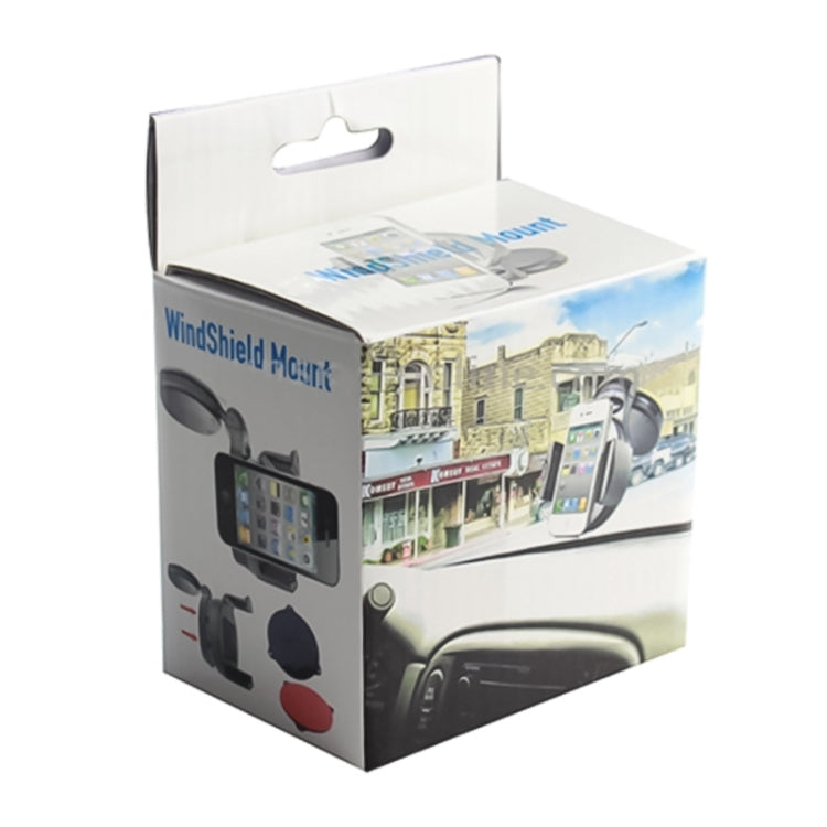 Universal Windshield 90 Degrees Rotation Car Holder, For iPhone, Galaxy, Sony, Lenovo, HTC, Huawei, and other Smartphones of width 75mm or Less) - Car Holders by PMC TechLife | Online Shopping South Africa | PMC TechLife