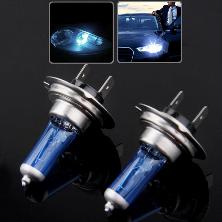 Halogen Bulb, Super White Car Headlight Bulb, 12 V / 55W, 6000K 1700 LM (Pair) - Halogen Lights by PMC TechLife | Online Shopping South Africa | PMC TechLife