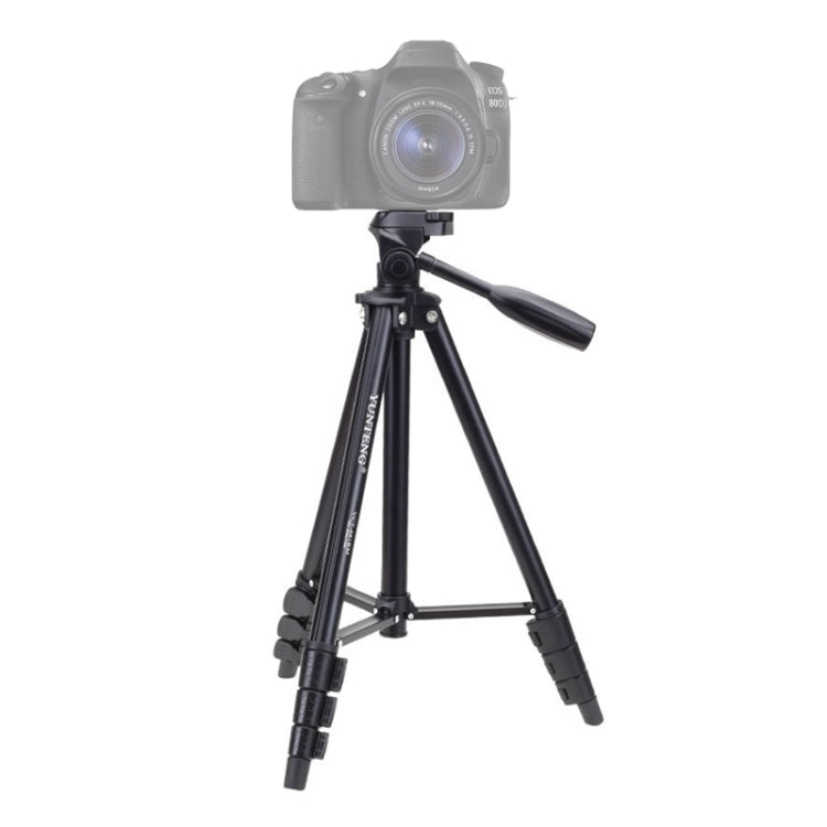 YUNTENG VCT-681 138cm SLR / Micro-SLR / Digital Cameras Tripod Stand, 4-Section Folding Aluminum Legs, Suitable for Canon / Nikon / Panasonic / Pentax / Casio / Sony / Fuji (Load Capacity: 3kg) - Tripods by YUNTENG | Online Shopping South Africa | PMC TechLife | Buy Now Pay Later Mobicred