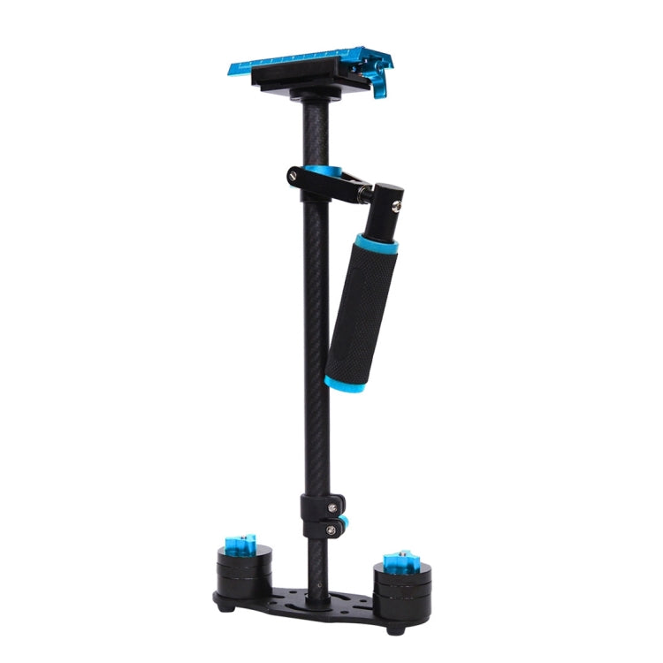 YELANGU 38.5-61cm Carbon Fiber Handheld Stabilizer for DSLR & DV Digital Video & Cameras, Capacity Range 0.5-3kg(Blue) - free shipping - PMC TechLife - Order now!