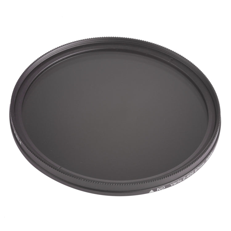 67mm ND Fader Neutral Density Adjustable Variable Filter ND 2 to ND 400 Filter(Black) - Variable ND Filter by PMC TechLife | Online Shopping South Africa | PMC TechLife | Buy Now Pay Later Mobicred