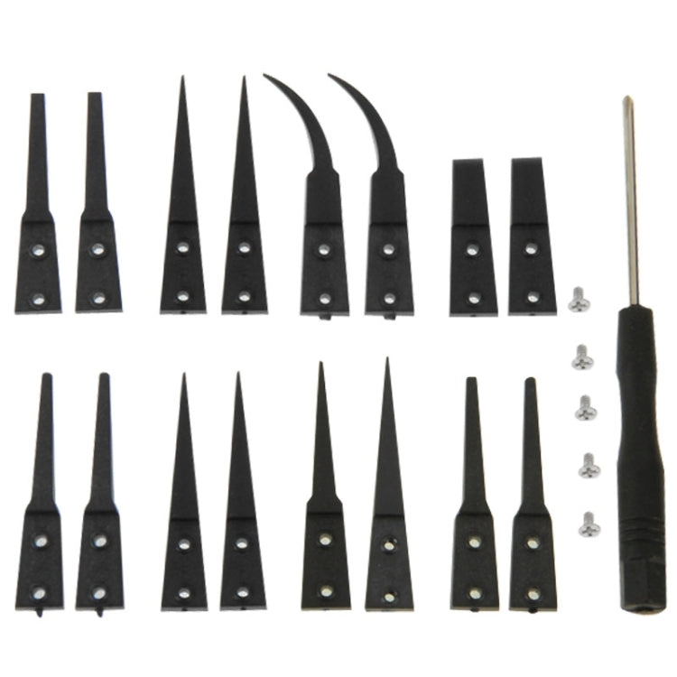 9 in 1 Replaceable Anti-Static Tweezers with Cross Screwdriver - Tweezers by VETUS | Online Shopping South Africa | PMC TechLife | Buy Now Pay Later Mobicred