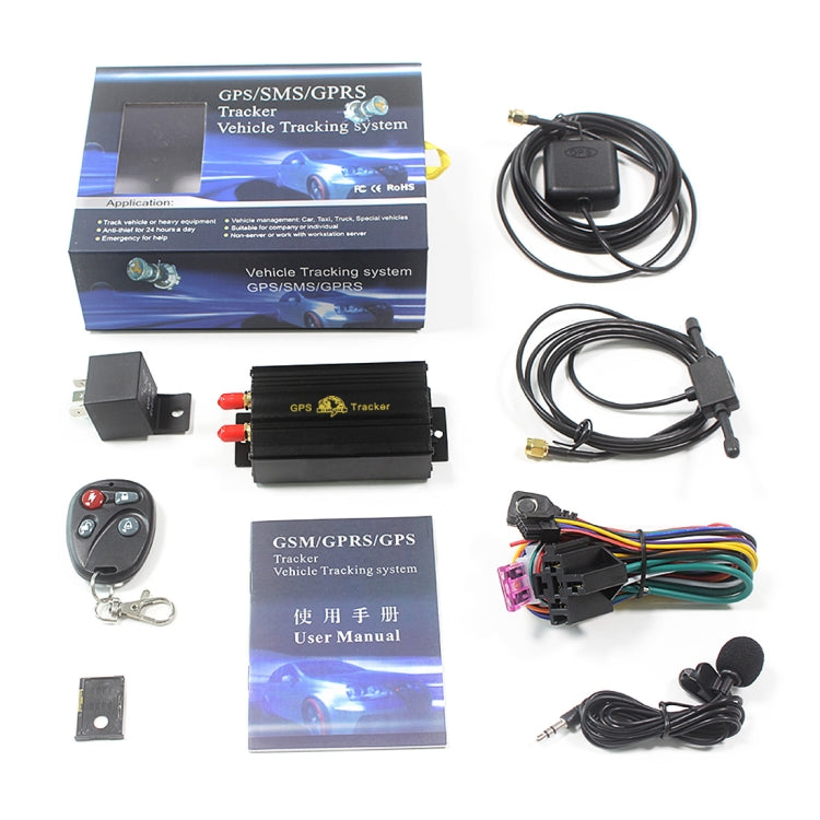 103B GSM / GPRS / GPS Vehicle Tracking System, Support TF Card Memory, Band: 850 / 900 / 1800 / 1900Mhz - Car Tracker by PMC TechLife | Online Shopping South Africa | PMC TechLife