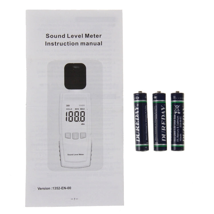 BENETECH GM1352 Sound Level Meter - Light & Sound Meter by BENETECH | Online Shopping South Africa | PMC TechLife | Buy Now Pay Later Mobicred