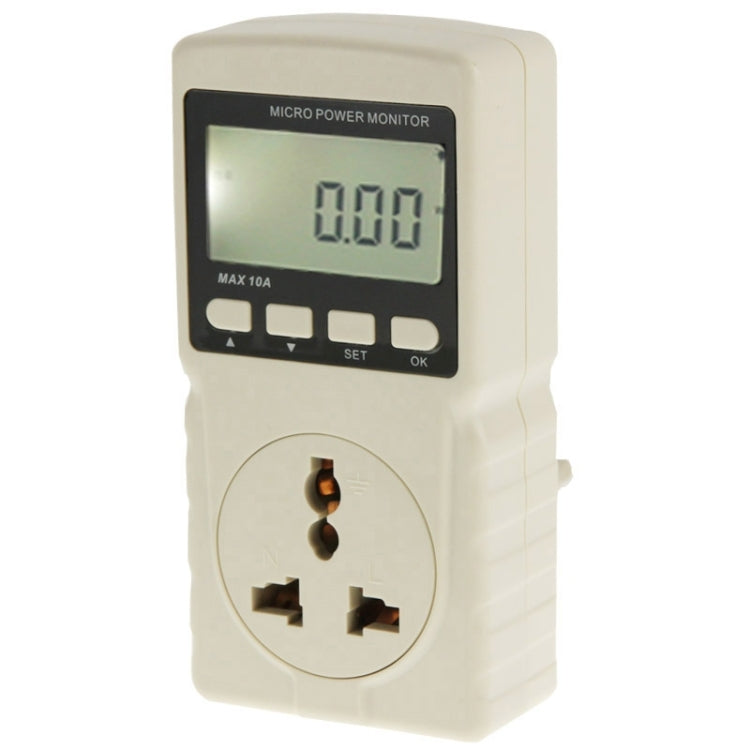 BENETECH GM86 LCD Display MAX 10A Micro Power Monitor Energy Meter, EU Plug - free shipping - PMC TechLife - Order now!