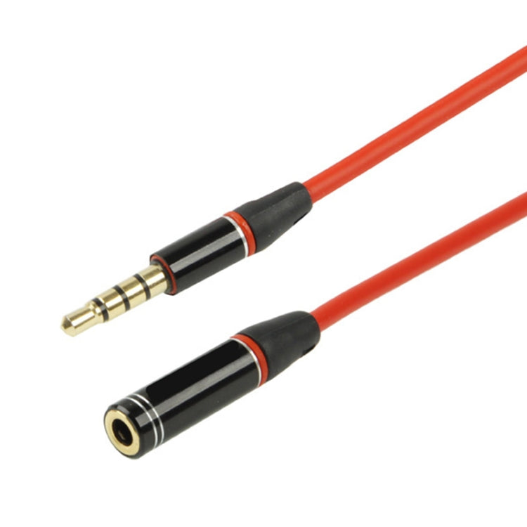 1.2m Aux Audio Cable 3.5mm Male to Female, Compatible with Phones, Tablets, Headphones, MP3 Player, Car/Home Stereo & More(Red) - Cable & Splitter by PMC TechLife | Online Shopping South Africa | PMC TechLife