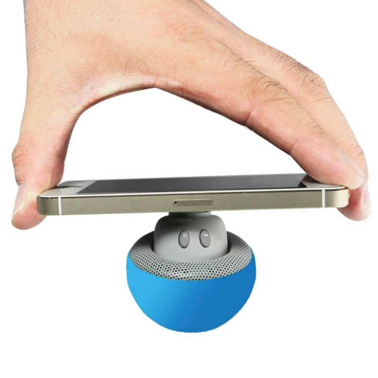 Mushroom Shape Bluetooth Speaker with Suction Holder(Blue) - Desktop Speaker by PMC TechLife | Online Shopping South Africa | PMC TechLife