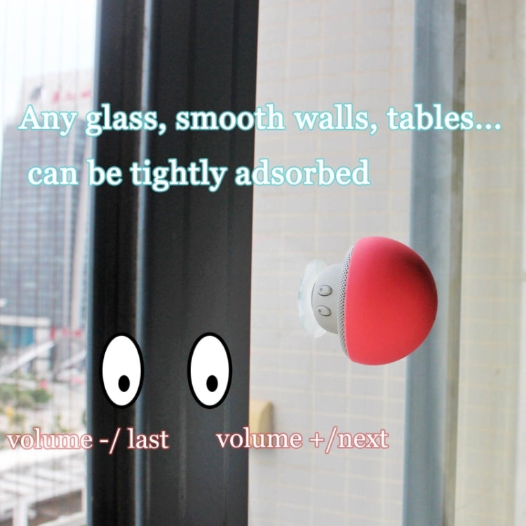 Mushroom Shape Bluetooth Speaker with Suction Holder(Black) - Desktop Speaker by PMC TechLife | Online Shopping South Africa | PMC TechLife