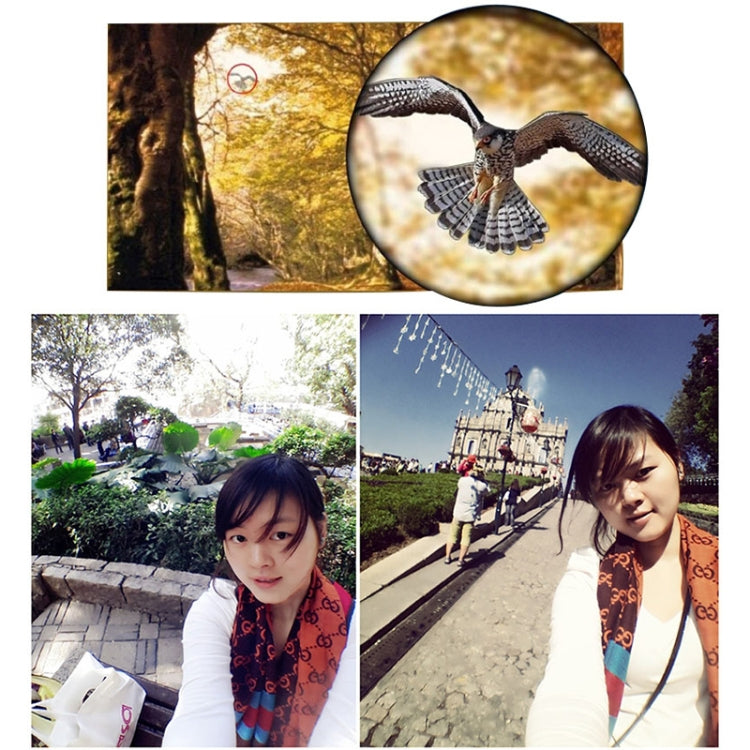 8X Zoom Telescope Telephoto Camera Lens with Clip(Black) - Telescope & Microscope by PMC TechLife | Online Shopping South Africa | PMC TechLife