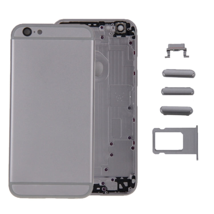 6 in 1 for iPhone 6 (Back Cover + Card Tray + Volume Control Key + Power Button + Mute Switch Vibrator Key + Sign) Full Assembly Housing Cover(Grey) - iPhone 6/6 Plus Parts by PMC TechLife | Online Shopping South Africa | PMC TechLife