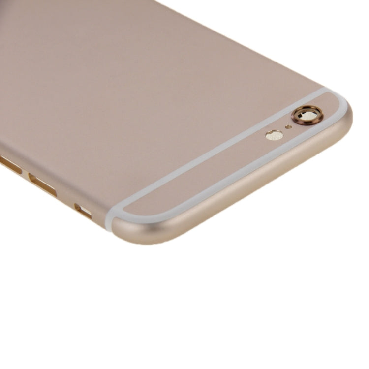 6 in 1 for iPhone 6 (Back Cover + Card Tray + Volume Control Key + Power Button + Mute Switch Vibrator Key + Sign) Full Assembly Housing Cover(Gold) - iPhone 6/6 Plus Parts by PMC TechLife | Online Shopping South Africa | PMC TechLife