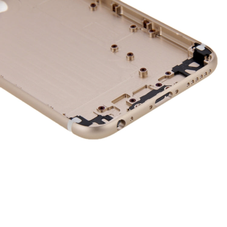6 in 1 for iPhone 6 (Back Cover + Card Tray + Volume Control Key + Power Button + Mute Switch Vibrator Key + Sign) Full Assembly Housing Cover(Gold) - iPhone 6/6 Plus Parts by PMC TechLife | Online Shopping South Africa | PMC TechLife