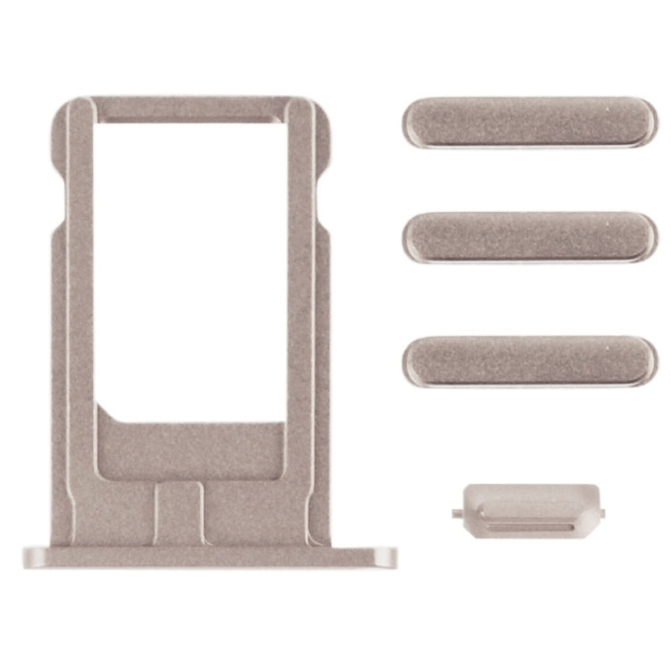 Full Assembly  Housing Cover for iPhone 6 Plus, Including Back Cover & Card Tray & Volume Control Key & Power Button & Mute Switch Vibrator Key(Gold) - iPhone 6/6 Plus Parts by PMC TechLife | Online Shopping South Africa | PMC TechLife