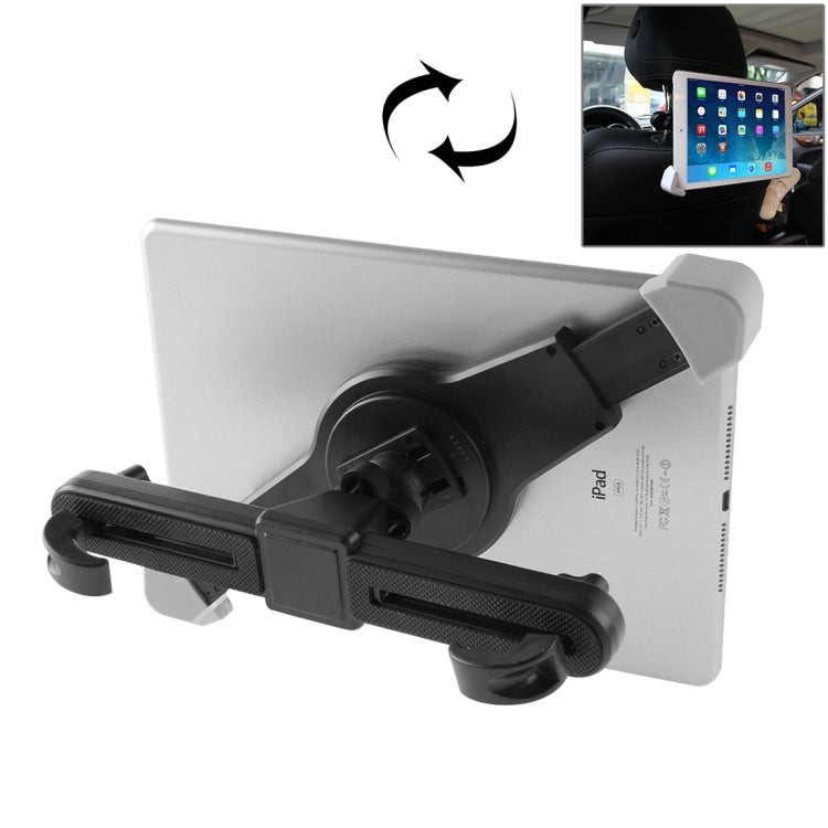 Universal 360 Degrees Rotation Car Headrest Mount Holder, For iPad, Samsung, Lenovo, Sony and Other Tablet PC(Black) - Car Holders by Young Player | Online Shopping South Africa | PMC TechLife
