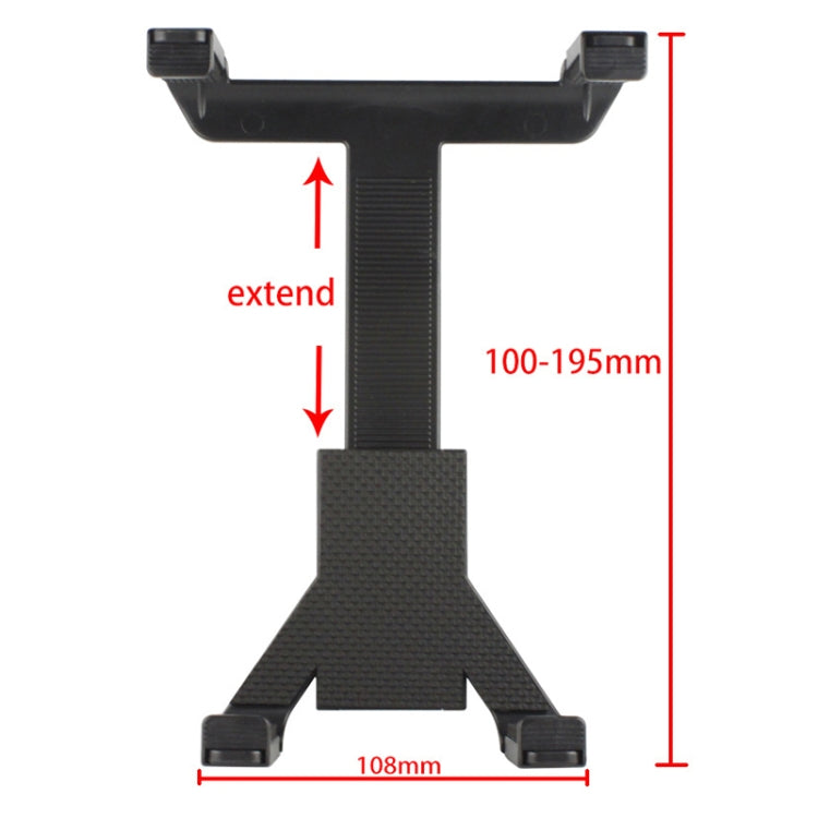 Car Mount Holder Kit Stand For iPad 4，New iPad (iPad 3) / iPad 2 ,iPad ,iPad mini 1 / 2 / 3，Galaxy TAB(Black) - Car Holders by PMC TechLife | Online Shopping South Africa | PMC TechLife