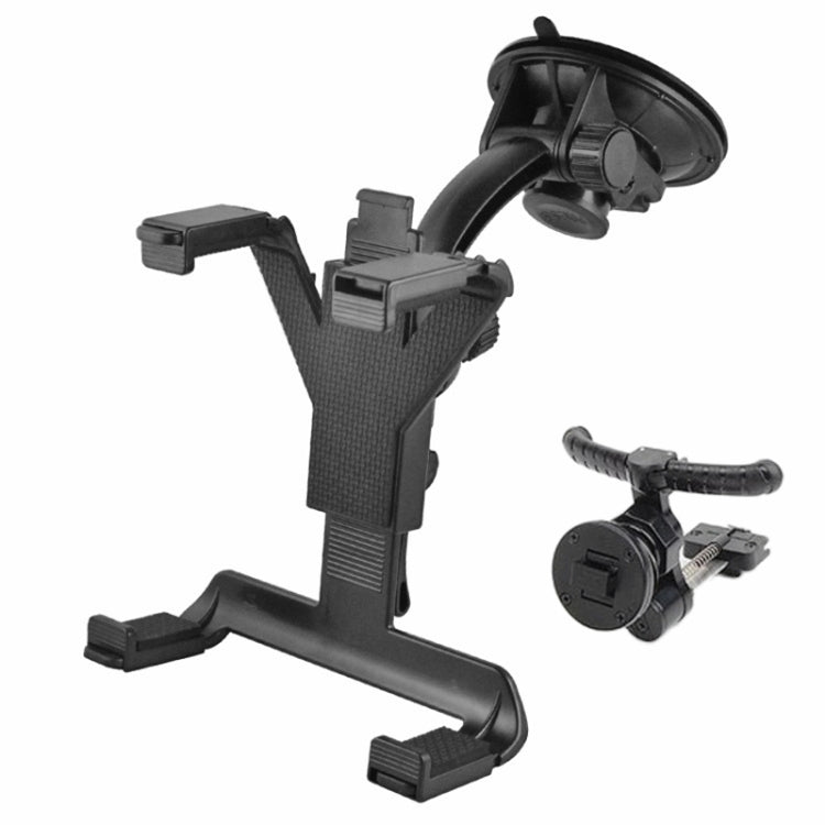 2 in 1 (Air Conditioning Vent Holder + Car Holder) for iPad, iPad mini, other Tab(Black) - Car Holders by PMC TechLife | Online Shopping South Africa | PMC TechLife