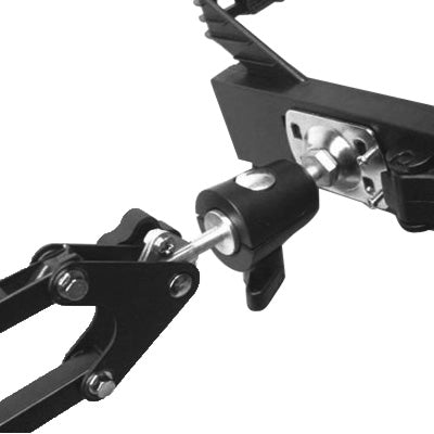 360 Degree Rotation Aluminum Alloy Material Cantilever Universal Stand, For iPad, Galaxy, Huawei, Xiaomi, LG and Other 7.5 inch to 10 inch Tablet(Black) - Lazy Bracket by PMC TechLife | Online Shopping South Africa | PMC TechLife