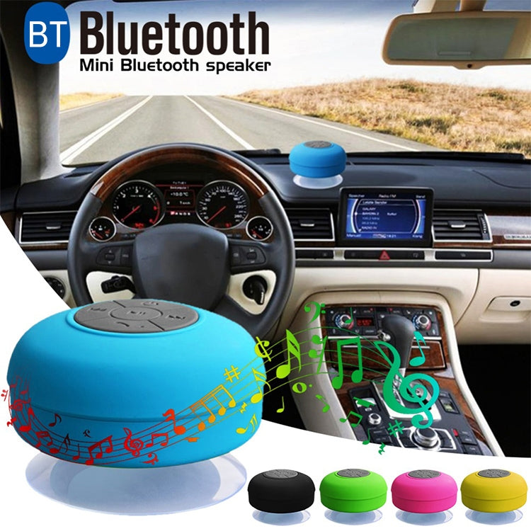 BTS-06 Mini Waterproof IPX4 Bluetooth V2.1 Speaker, Support Handfree Function(Magenta) - Waterproof Speaker by PMC TechLife | Online Shopping South Africa | PMC TechLife