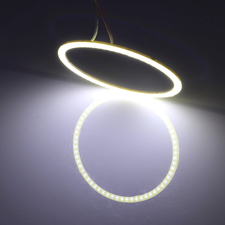 70mm 5W 180LM Angel Eyes Circles Car Headlight White Light COB LED Lights for Vehicles, DC 12-24V - Eagle Eye Lamps by PMC TechLife | Online Shopping South Africa | PMC TechLife