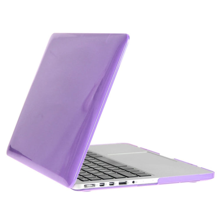 ENKAY for Macbook Pro Retina 13.3 inch (US Version) / A1425 / A1502 Hat-Prince 3 in 1 Crystal Hard Shell Plastic Protective Case with Keyboard Guard & Port Dust Plug(Purple) - free shipping - PMC TechLife - Order now!