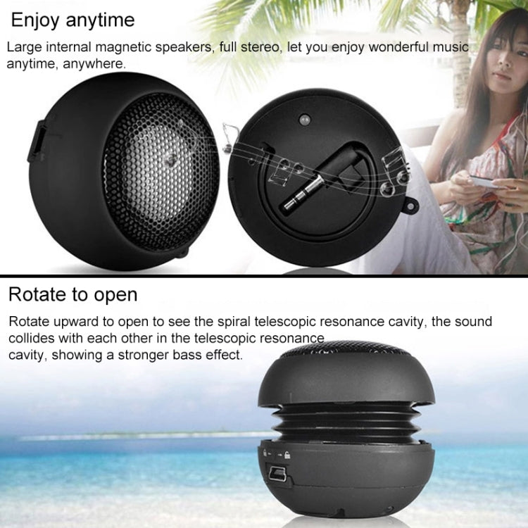 Small Hamburger Mini Portable Stereo Speaker for iPod, MP3, MP4, MP5, Mobile Phone, Laptop - Mini Speaker by PMC TechLife | Online Shopping South Africa | PMC TechLife