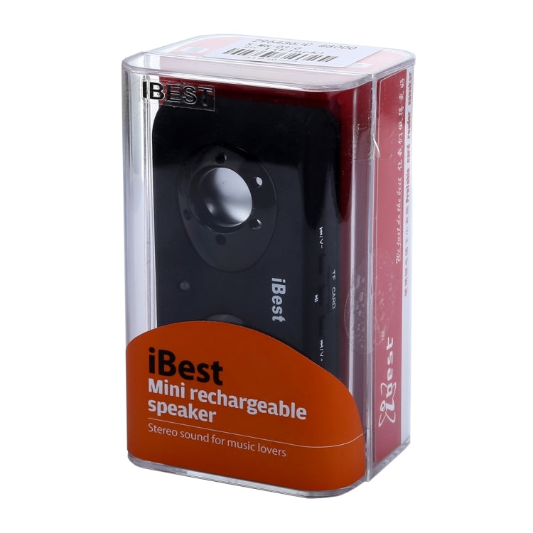 iBest Portable Stereo Rechargeable Speaker(Black) - Desktop Speaker by PMC TechLife | Online Shopping South Africa | PMC TechLife